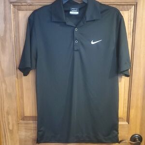 Nike Golf Dri-fit Men's Classic Black Polo Shirt